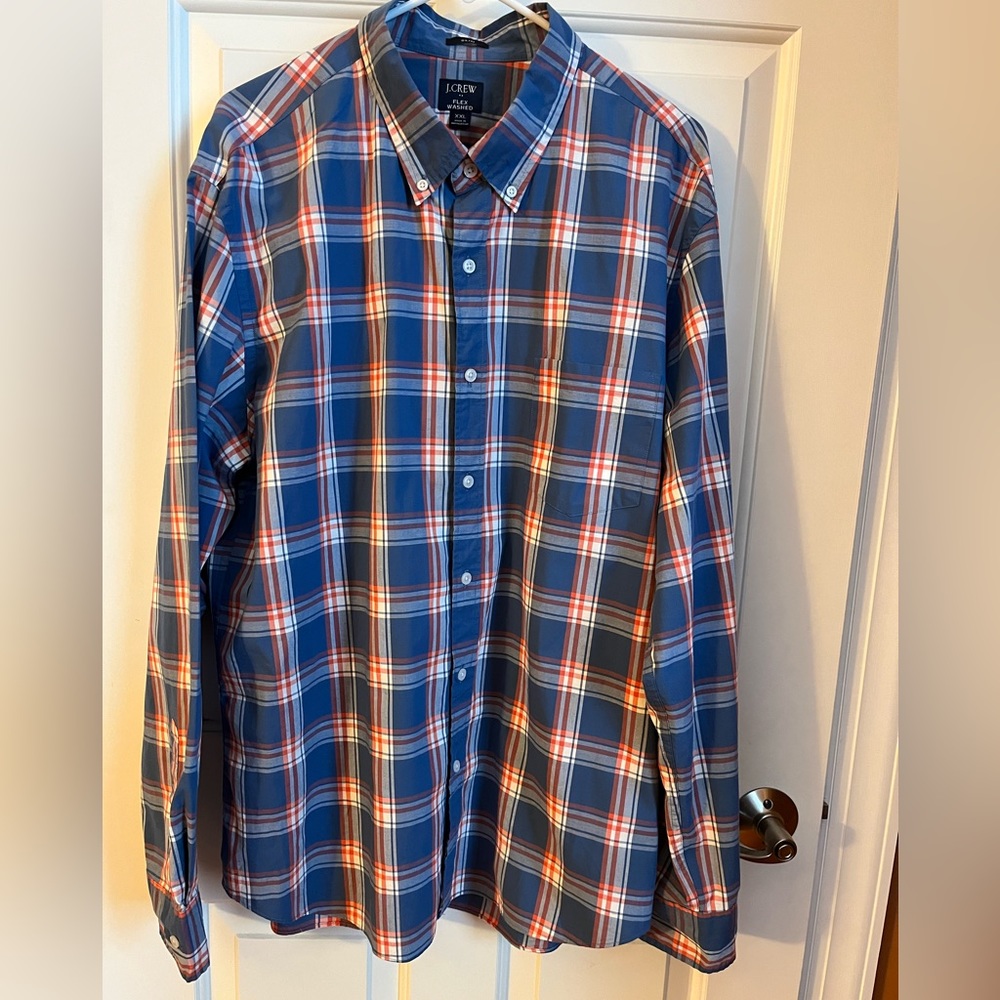 J.Crew plaid button down shirt size XXL